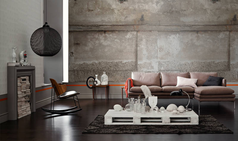 Sofa, Wohnzimmer, Couch, Kaffeetisch, Palettentisch