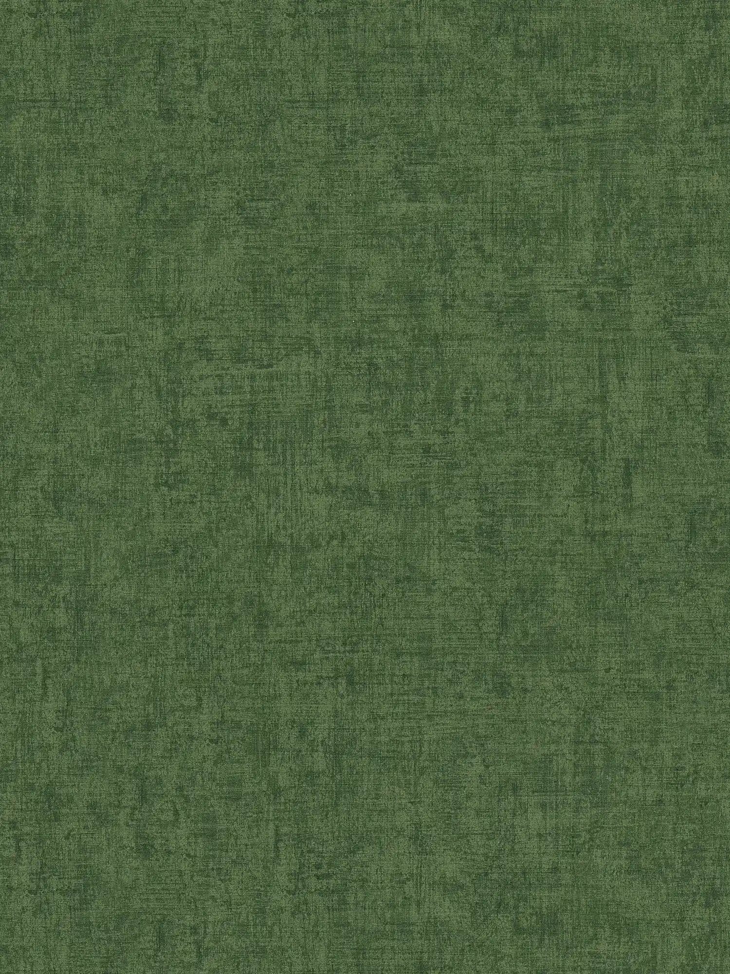         Melange plain wallpaper jungle green with structure embossing
    