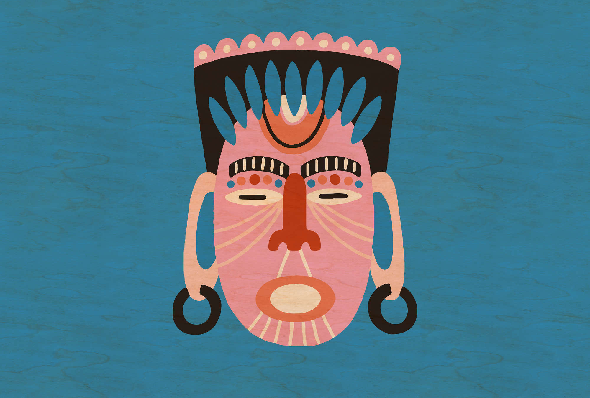 Emblem, Symbol, Gesicht, Person, Gemälde