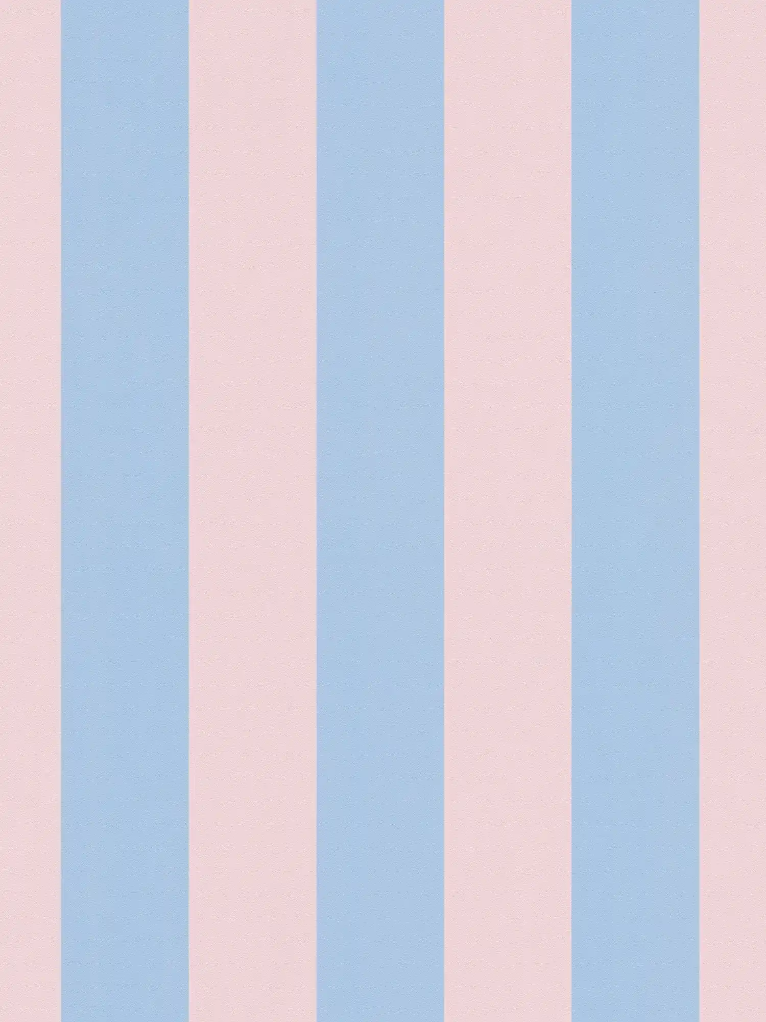 Streifentapete mit leichter Struktur – Blau, Rosa
