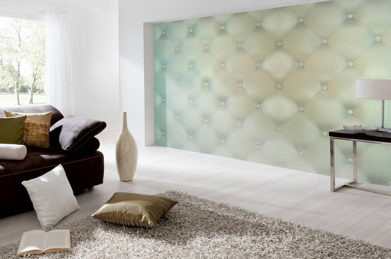 Wohnzimmer, Wandpaneel, Kopfteil, Teppich, Muster