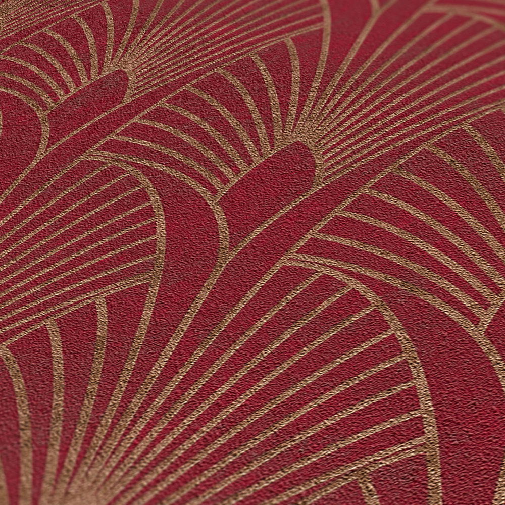 Art Deco wallpaper golden retro pattern | 3875374274 | A.S.