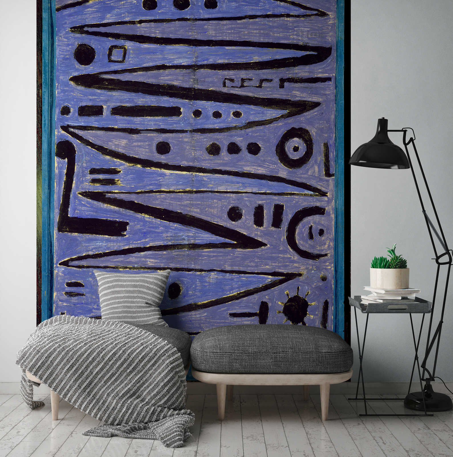             Fototapete 'Heroische Bogenstriche' von Paul Klee
        