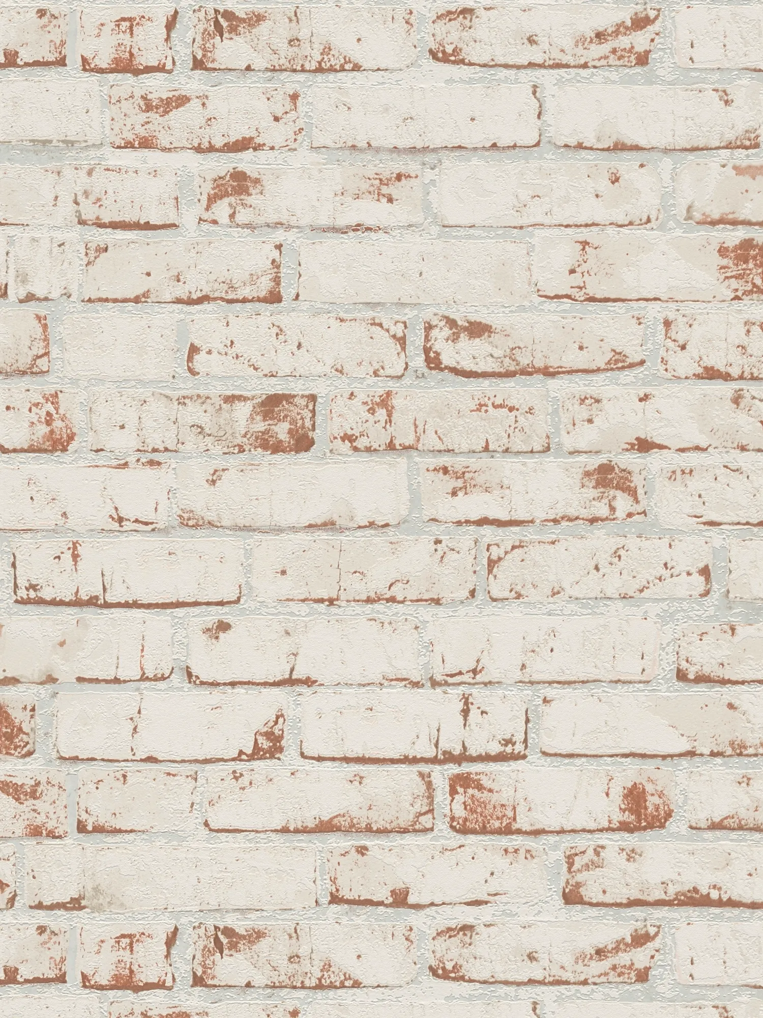         Stone-effect wallpaper with rustic brick wall & 3D effect - red, brown, beige
    