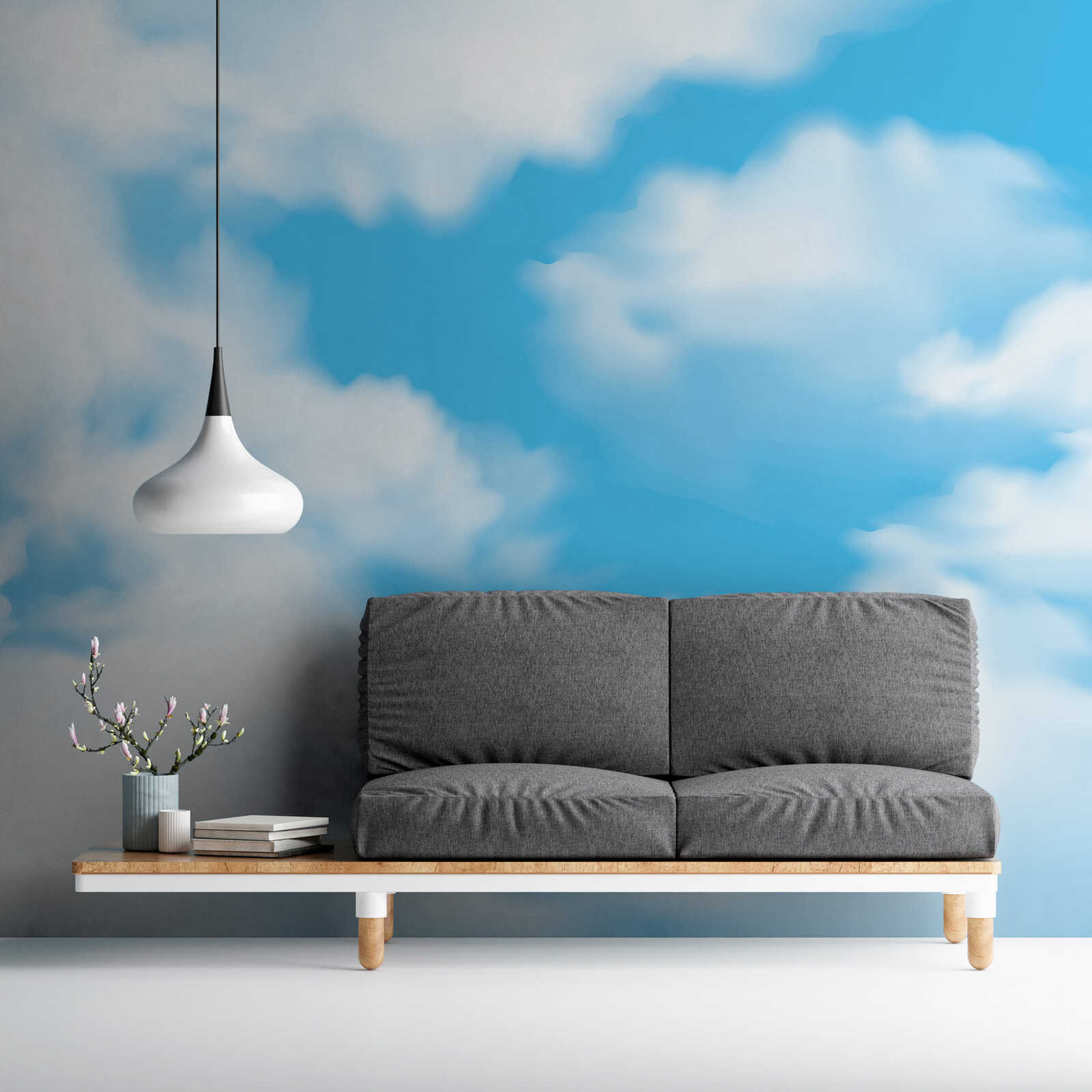        Soft and heavenly photo wallpaper for a calming atmosphere as non-woven wallpaper - Colourful
    