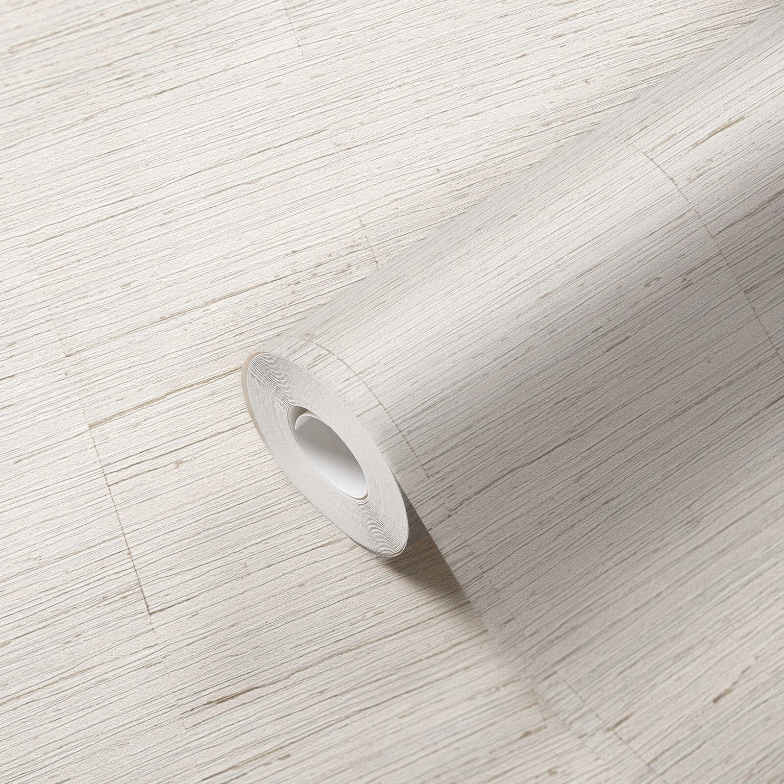             Daniel Hechter Moderne Vliestapete mit abstrakter Bambus Optik – Creme, Weiß, Weiß
        