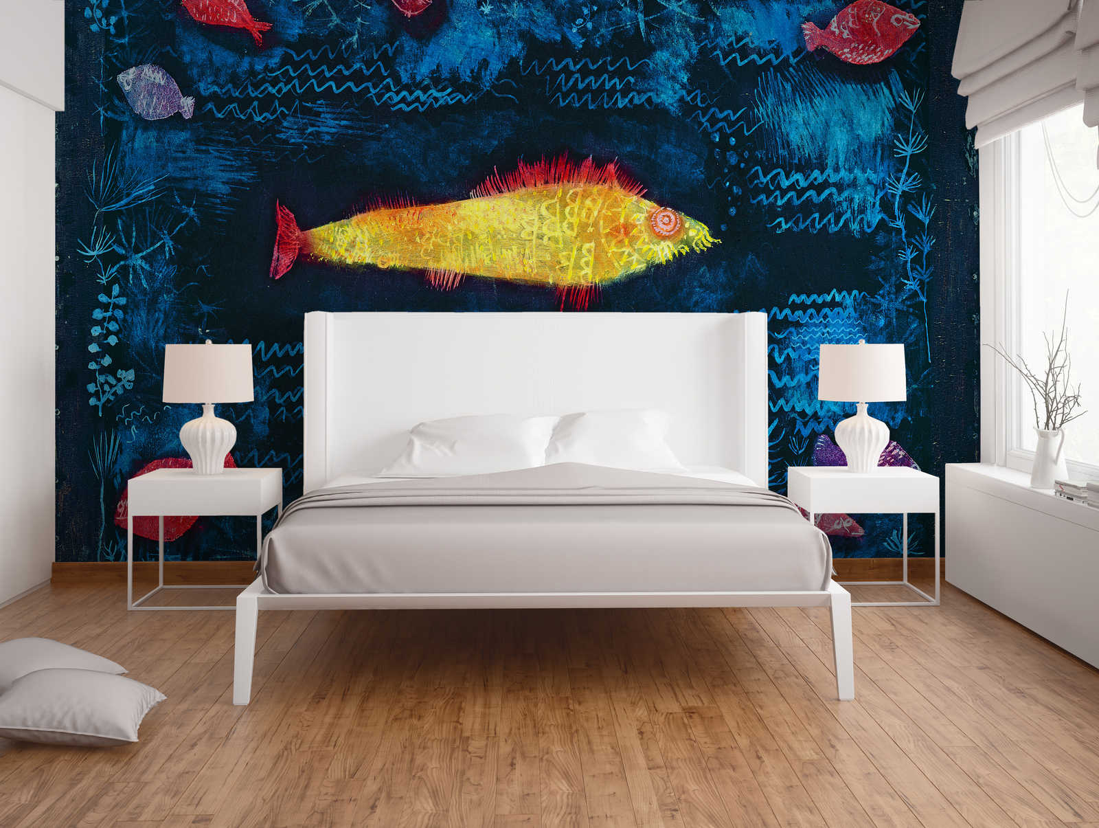             Fototapete 'Der Goldfisch' von Paul Klee
        