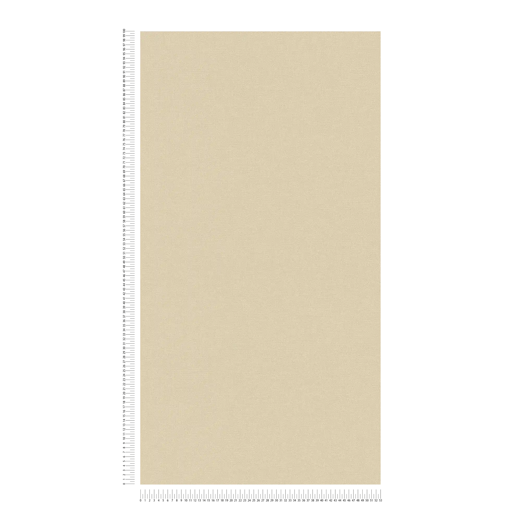 Leicht strukturierte Unitapete in warmen Farbton – Beige