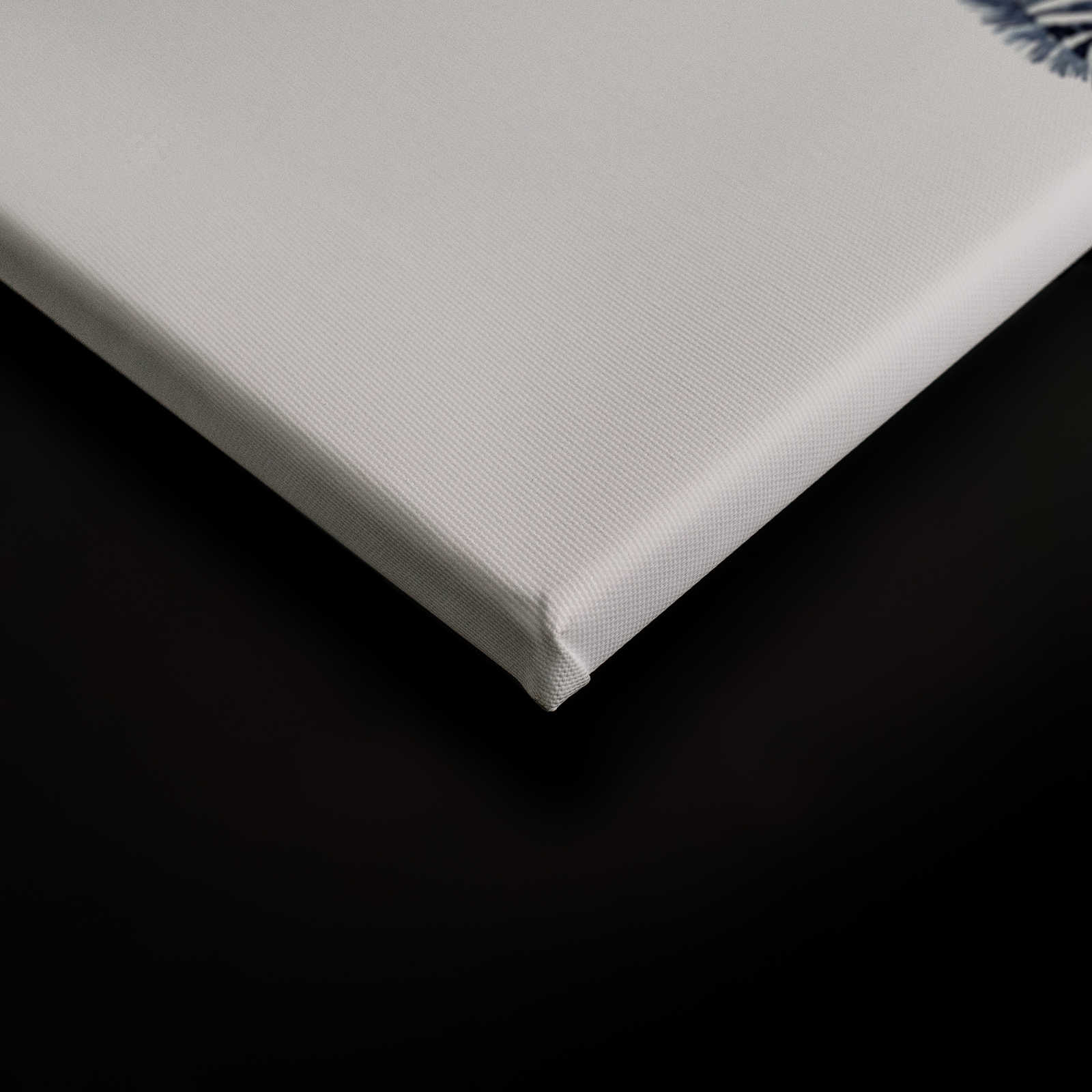             Leinwand Savanne mit Giraffe und Zebra – 90 cm x 60 cm
        