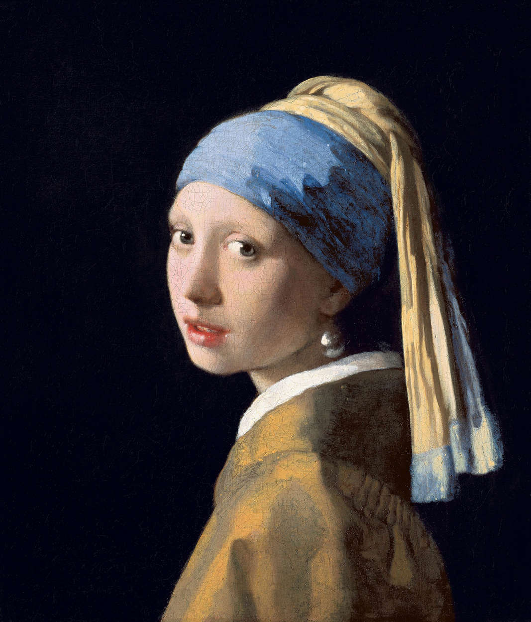             Fototapete 'Das Mädchen mit dem Perlenohrring' von Jan Vermeer
        