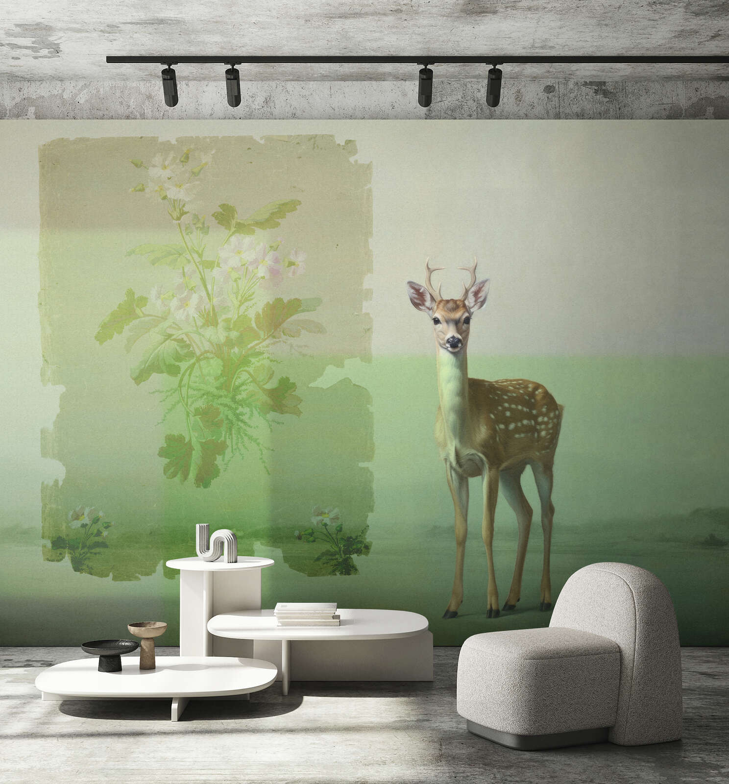Mauer, Antilope, Gemälde, Inneneinrichtung, Kaffeetisch