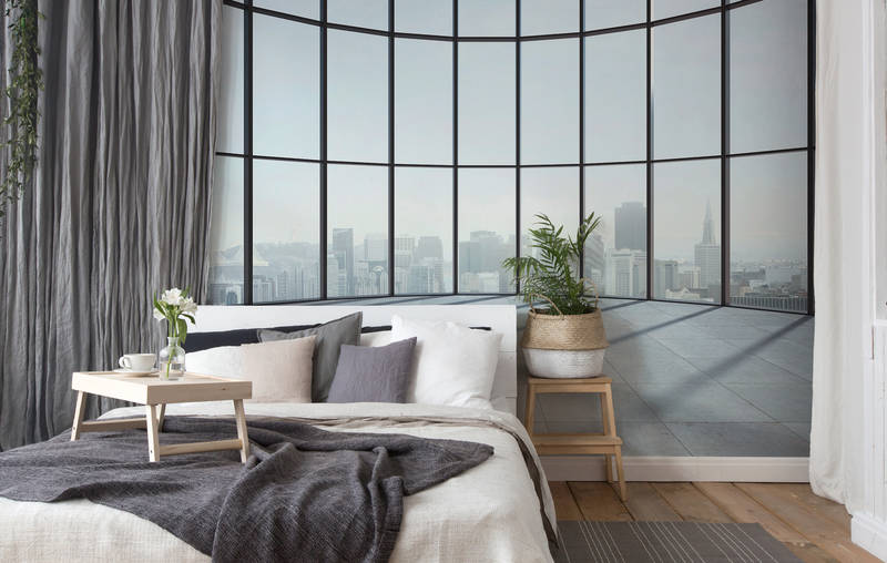 Bett, Bettzimmer, Bettdecke, Kissen, Dekor