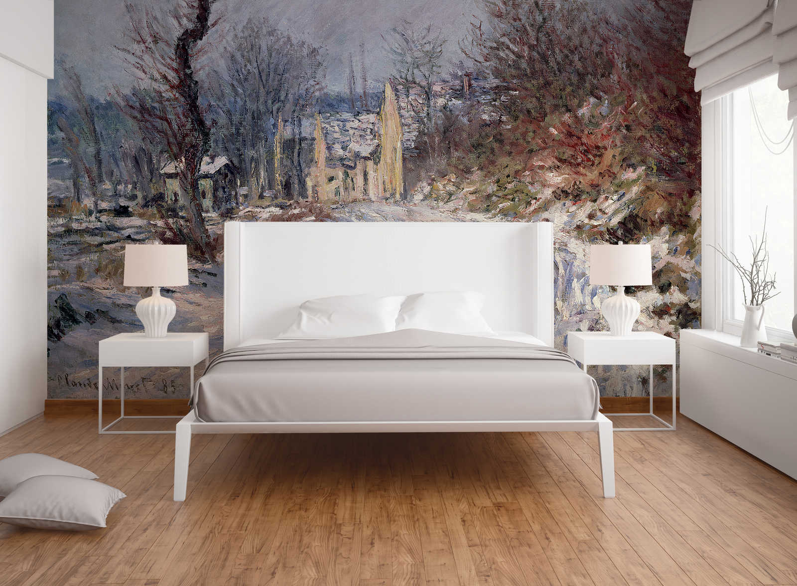             Fototapete 'Die Straße nach Giverny' von Claude Monet
        