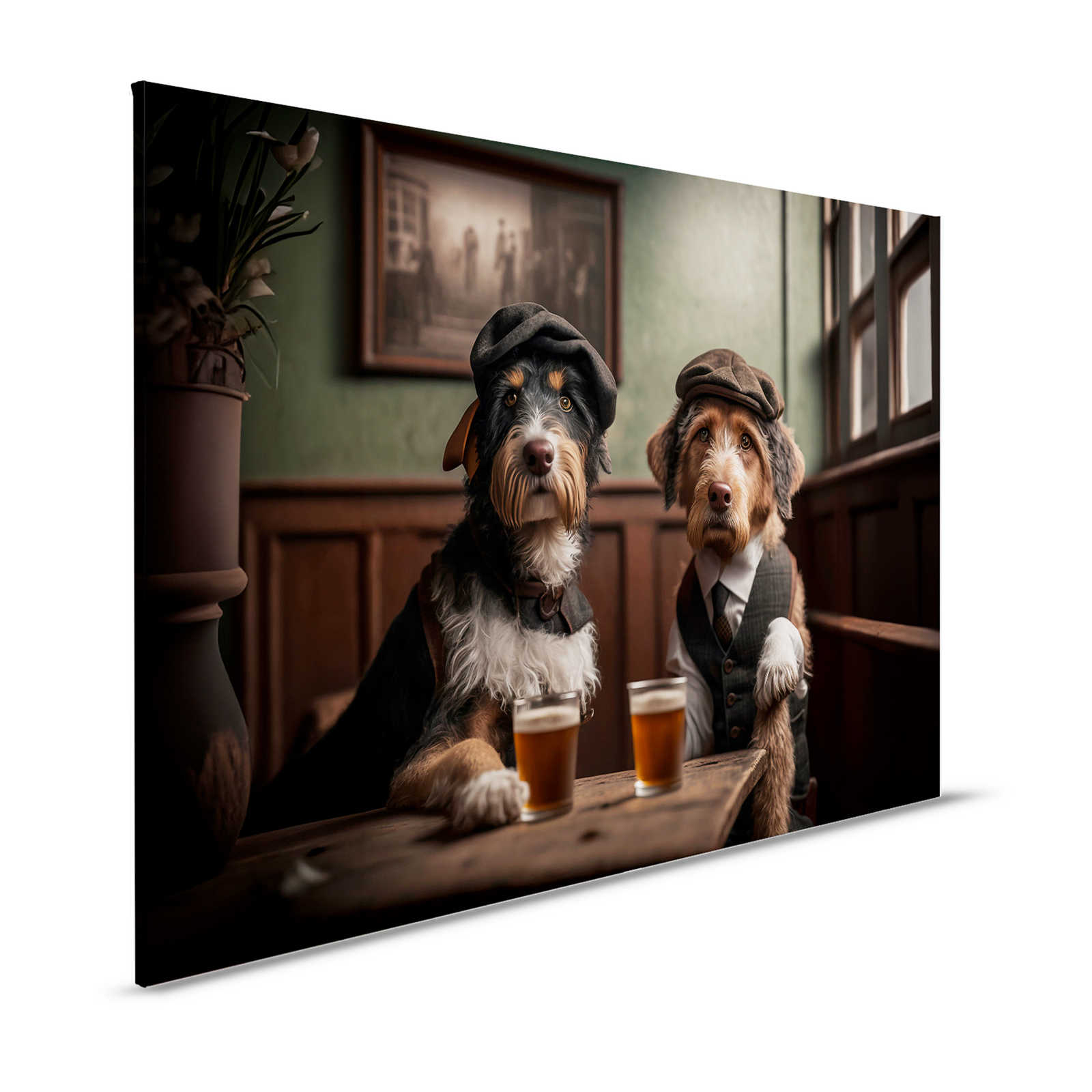         KI-Leinwandbild »Doggy Bar 3« – 120 cm x 80 cm
    