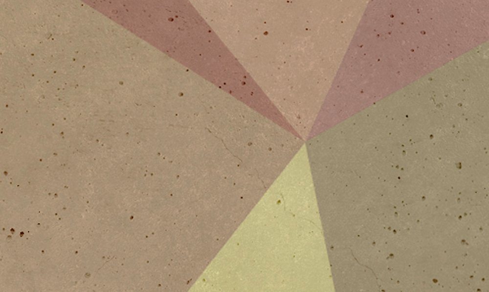             Fototapete 3D Optik geometrisch – Grün, Braun
        