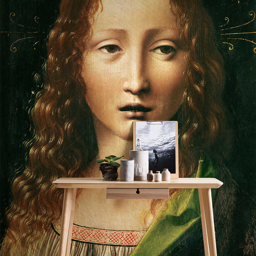        Fototapete "Kopf des Erlösers" von Leonardo da Vinci
    