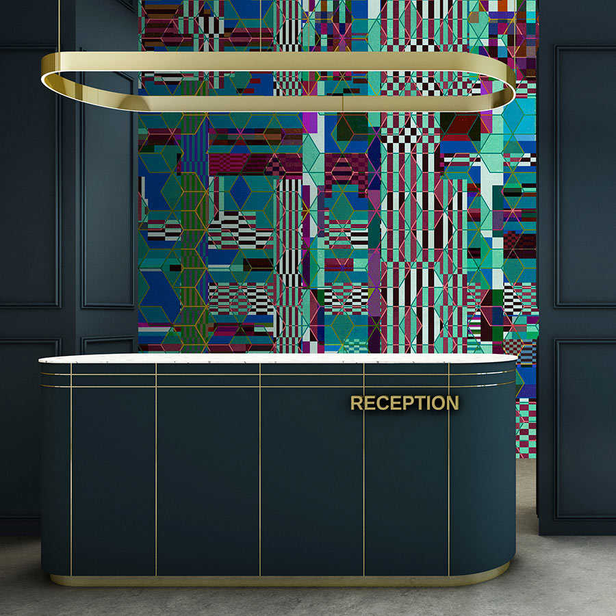 Moebel, Tabelle, Empfang, Kiosk, Innenarchitektur