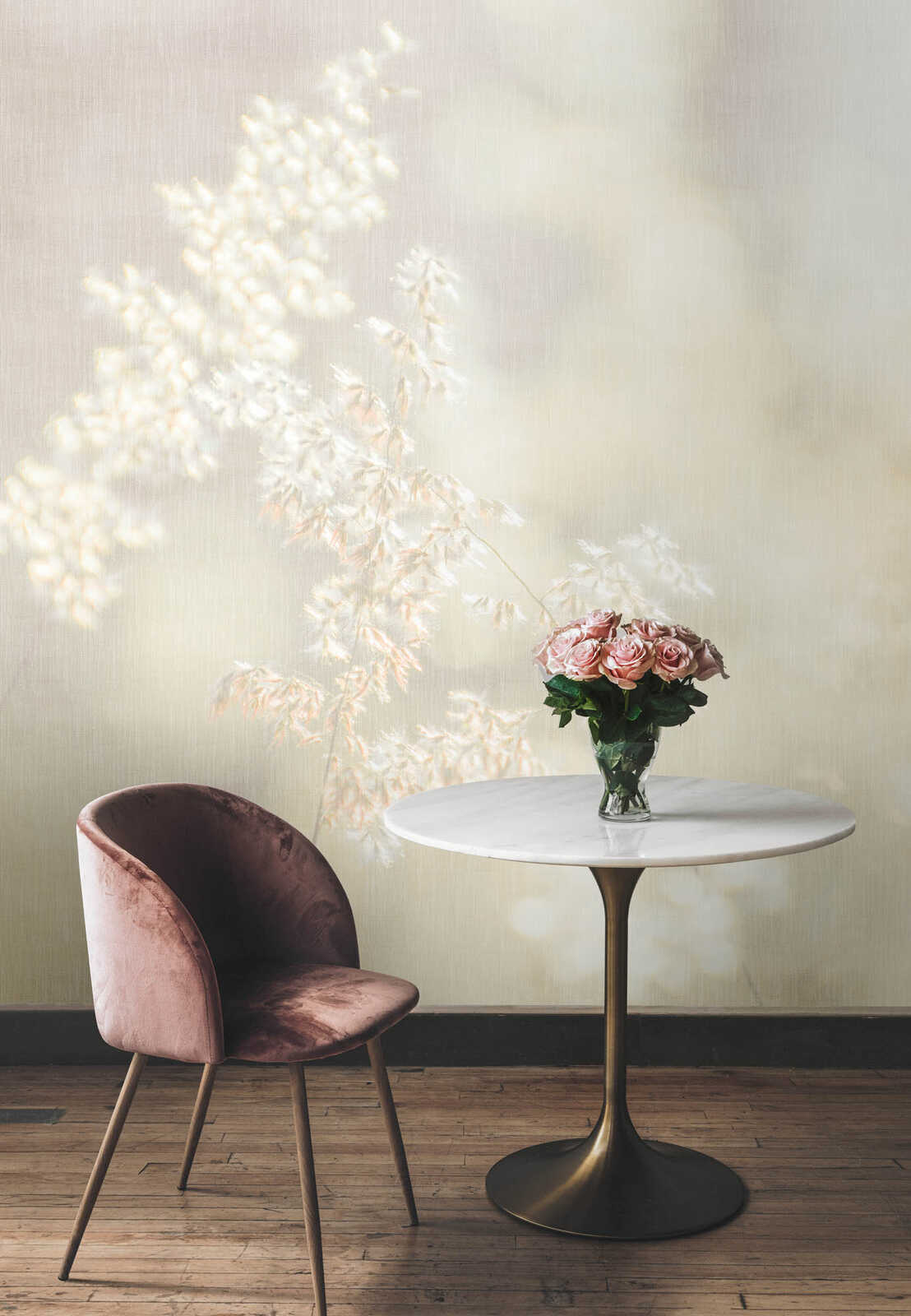 Moebel, Tabelle, Blume, Blumen-Arrangement, Esstisch