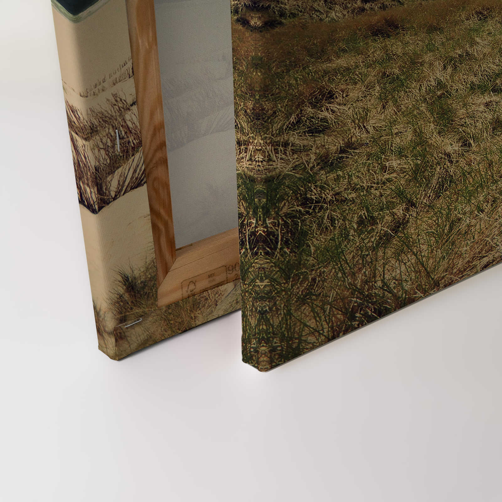             Leinwand mit Strandlandschaft mit Leuchtturm – 0,90 m x 0,60 m
        