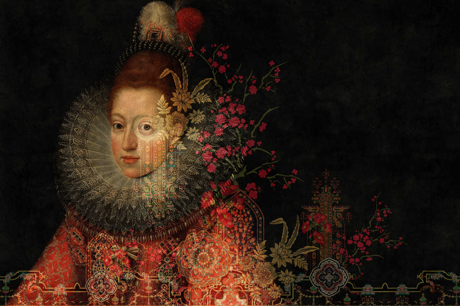             In de Gallery 1 - Canvas schilderij Classic Paintings & Bloemrijk Grafisch - 0,90 m x 0,60 m
        