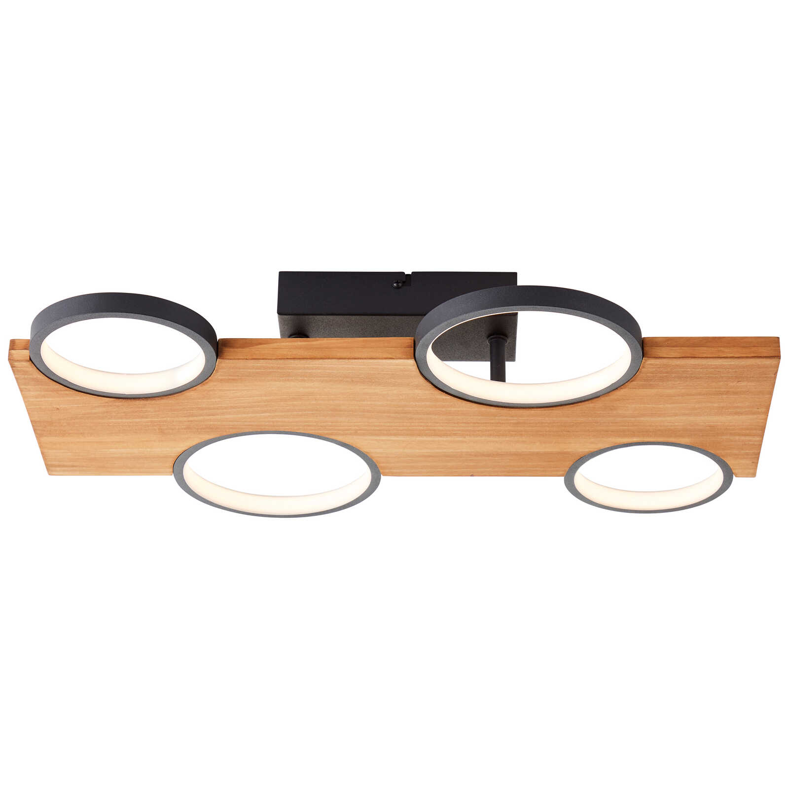 Deckenleuchte aus Holz - Elena 3 – Braun