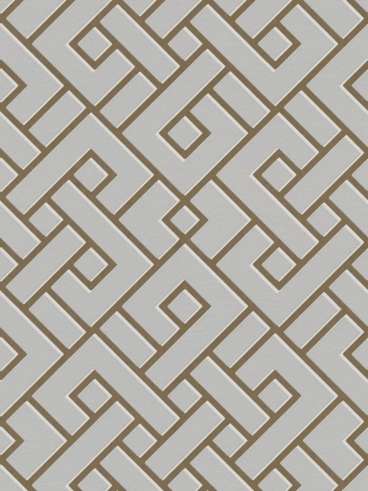         Papier peint Graphique Design avec effet 3D de MICHALSKY - gris, métallique
    