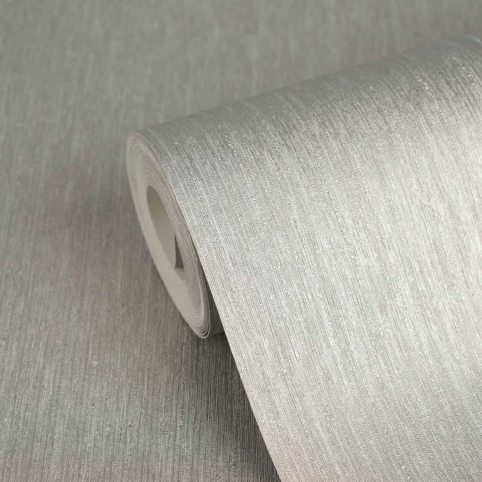 Wandbekleidung, Vliestapete, Textur, Silber, Rollenvorhang