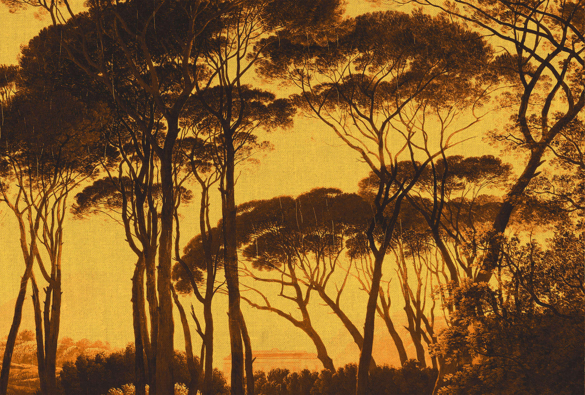 Kunst, Malerei, Landschaft, Draußen, Baum