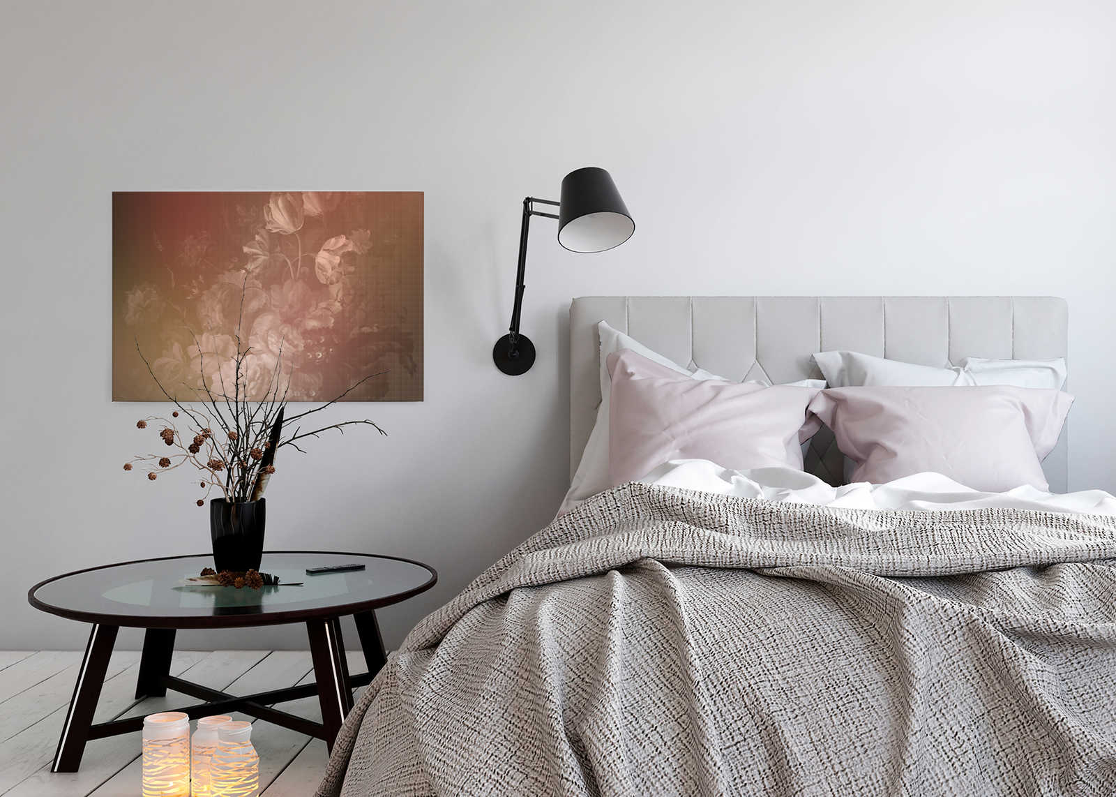             Dutch pastel 3 - Leinwandbild Bouquet im Dutch Flower Stil – 0,90 m x 0,60 m
        