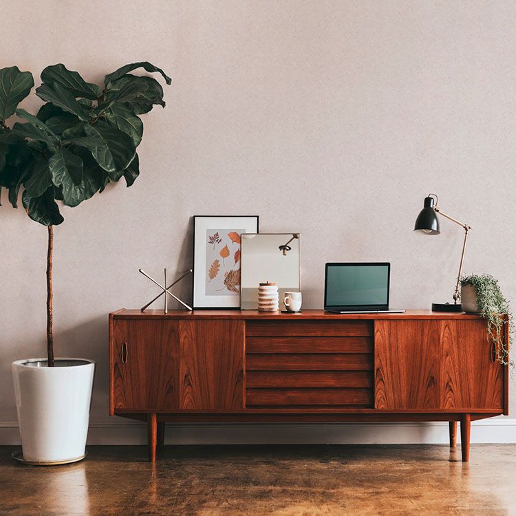 Rosafarbene-Unitapete-ohne-Rapport_AS378655