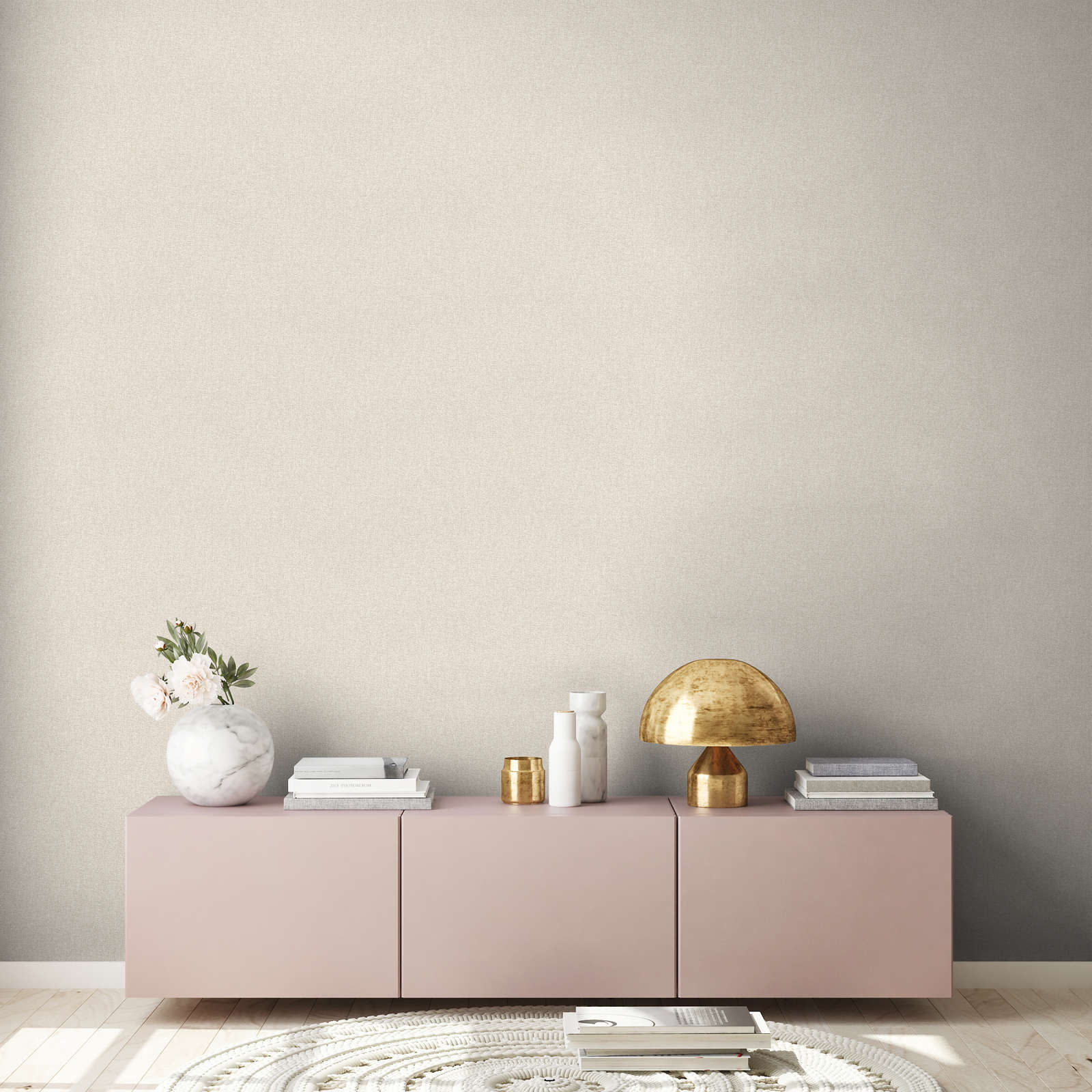 sideboard, Konsole, Deko, Lampe, Vasen