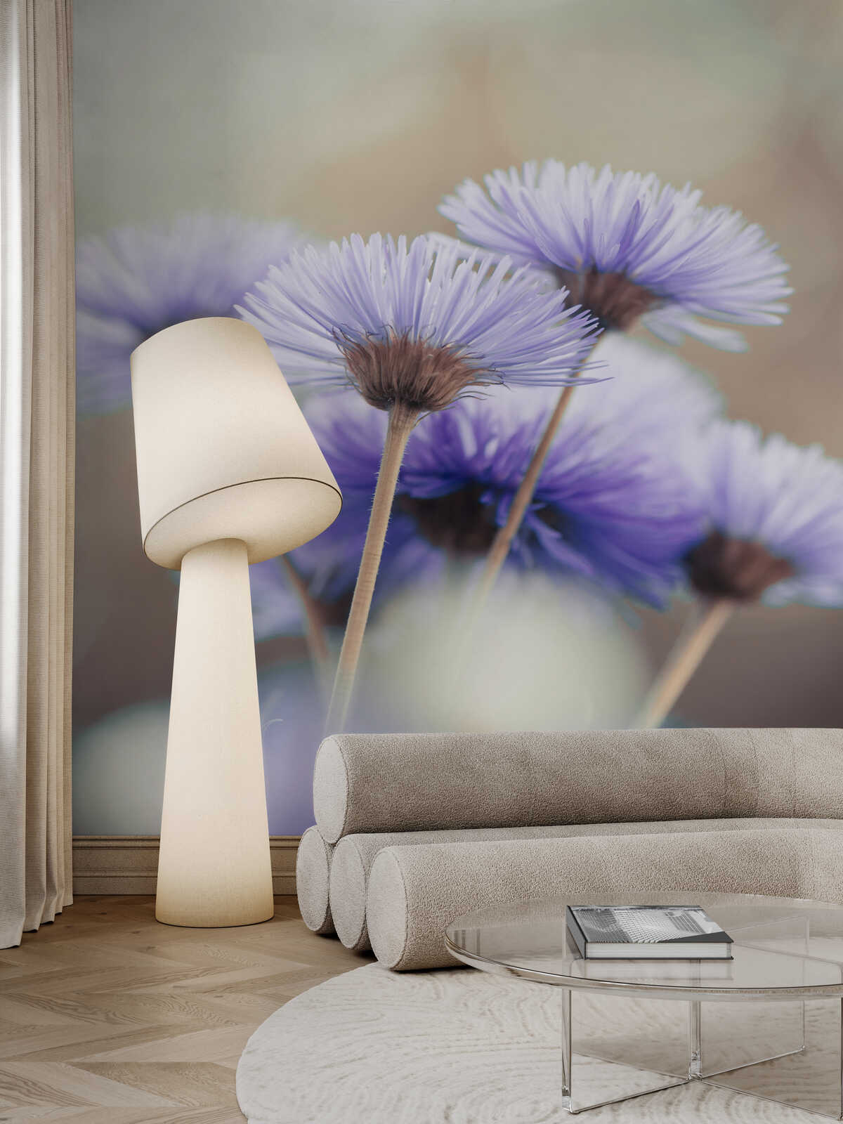 lampe, bodenlampe, wohnzimmer, wandmural, Couchtisch